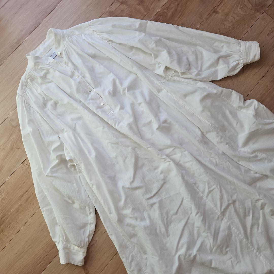 ☆TEN×Ron Harman☆ホワイトカフタン シャツワンピース☆美品☆