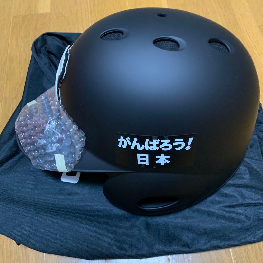 阪神タイガースヘルメットサイン入り　藤浪