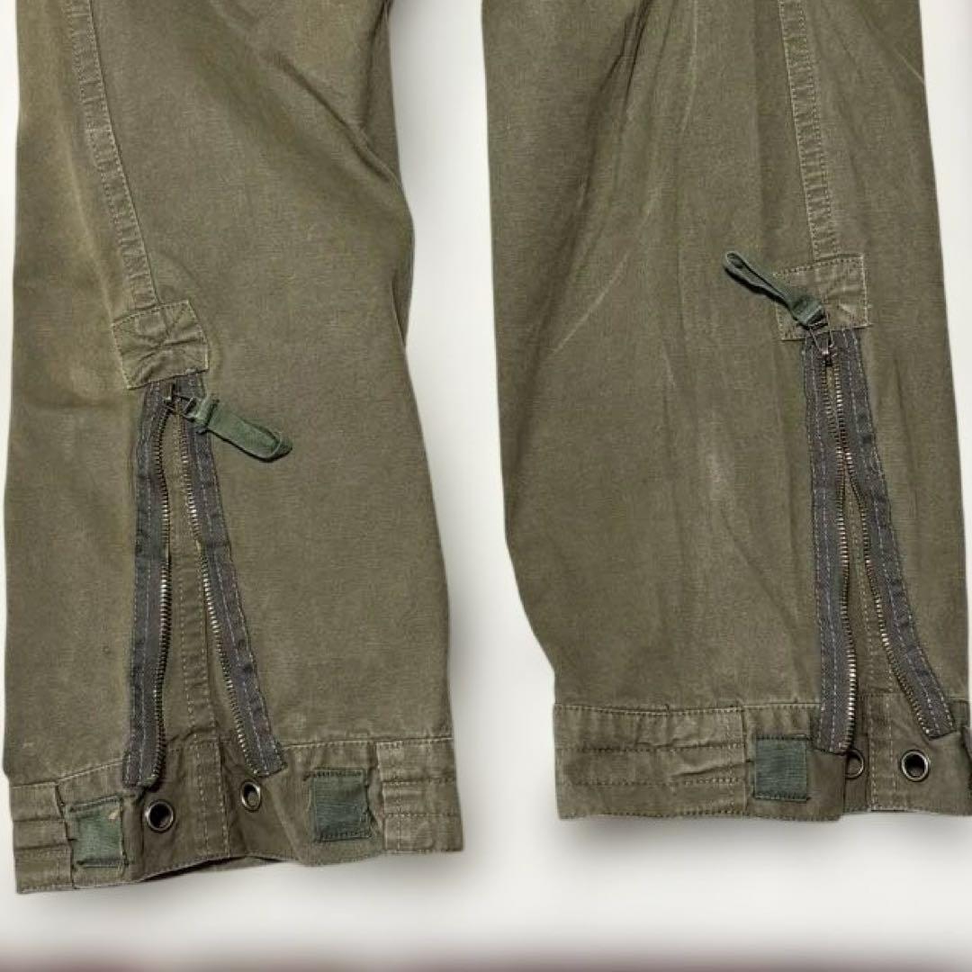 Abercrombie & Fitch. カーゴパンツ ミリタリー系.オリーブ