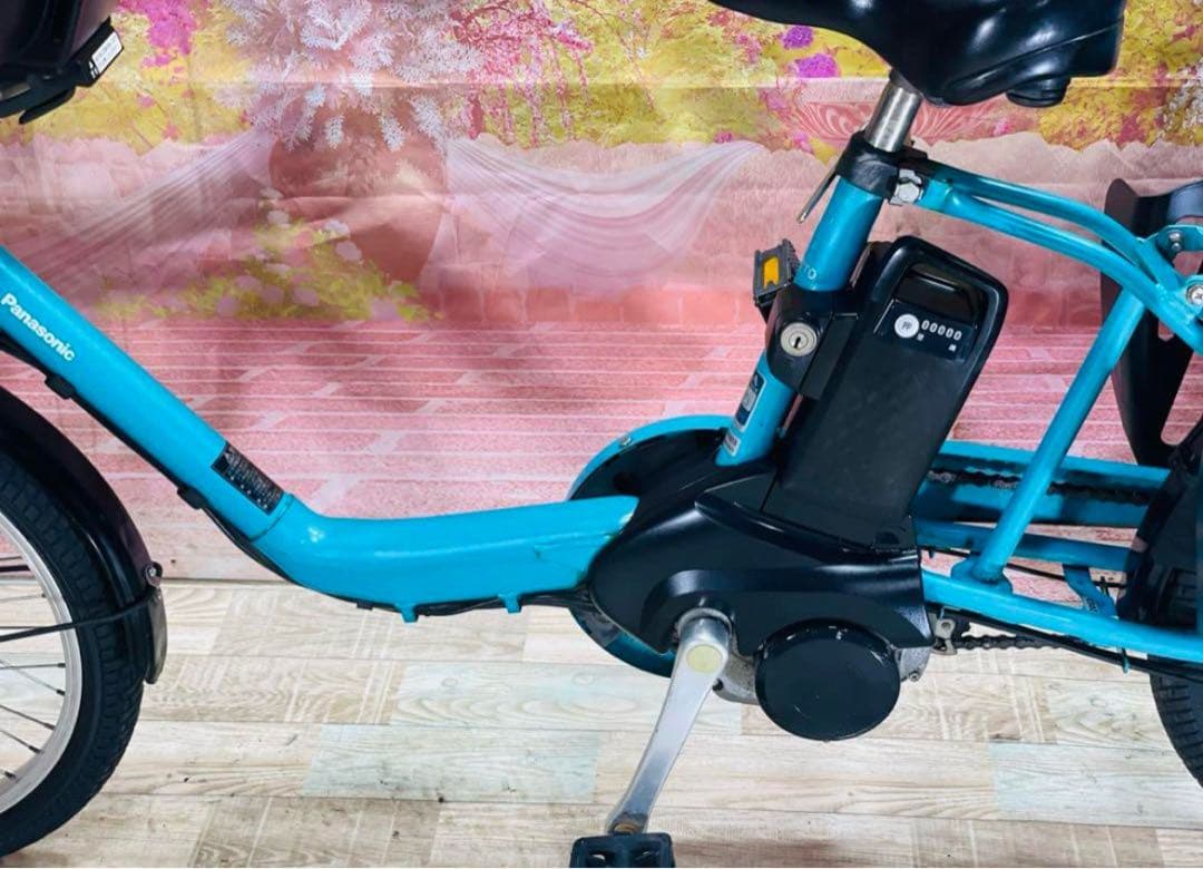 K2052 電動自転車パナソニック子供乗せ 20インチ 8Ah ブルー
