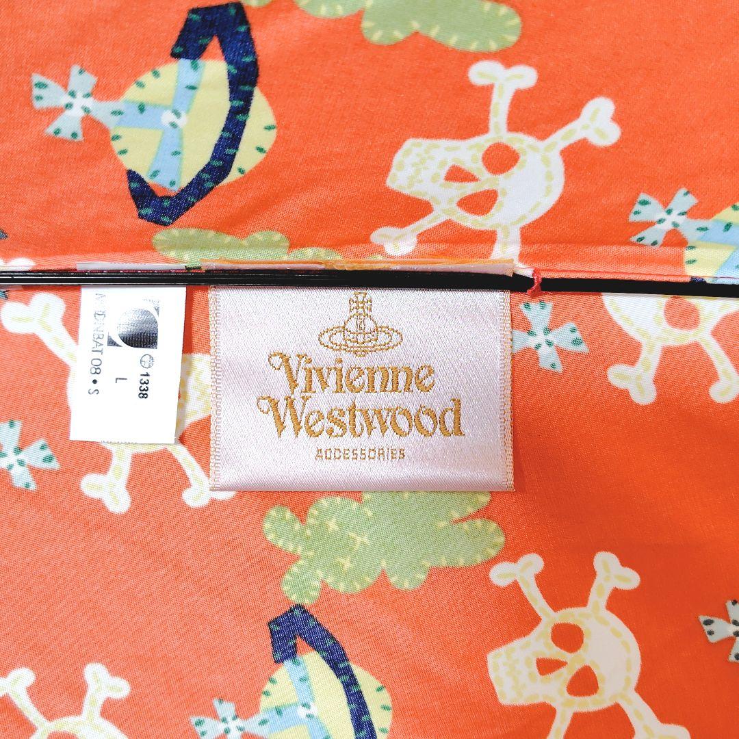 【美品】 Vivienne Westwood 折り畳み 傘 総柄 オーブ スカル
