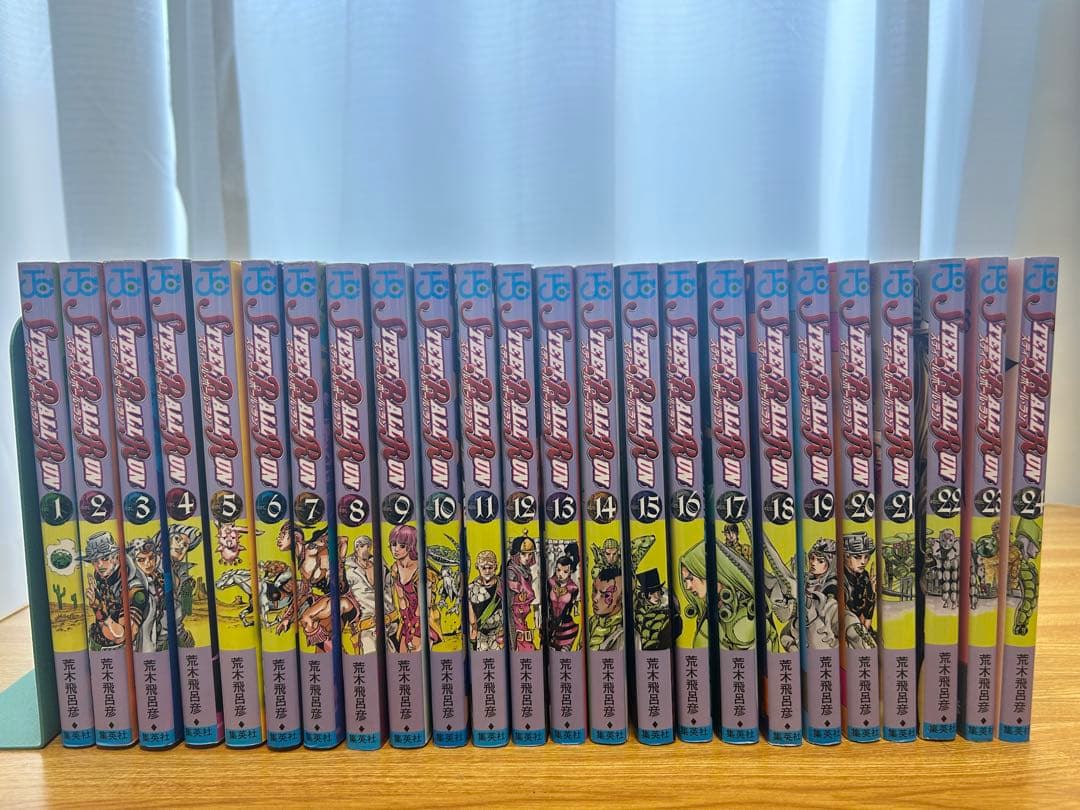 ジョジョの奇妙な冒険　7部　スティールボールラン　全巻セット
