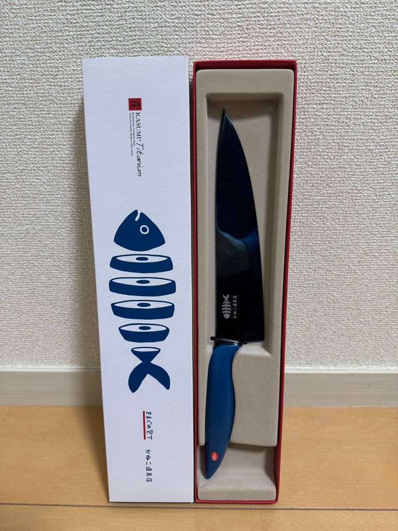 【新品・未使用】きまぐれクック 包丁 きまぐれブルー Aセット かねこ道具店
