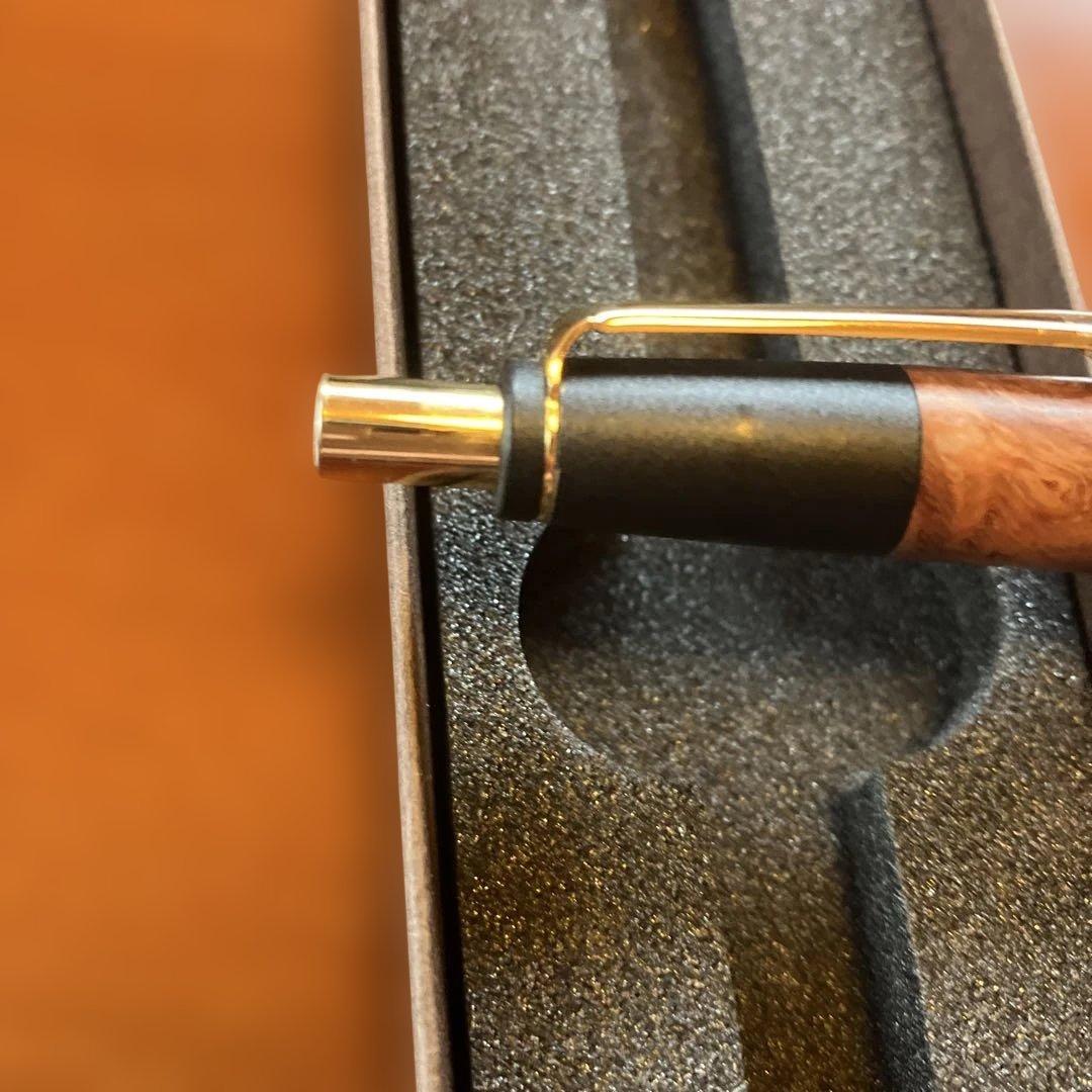 【良杢】ボナンペン　真鍮金具　本花梨瘤　シャープペンシル 0.5