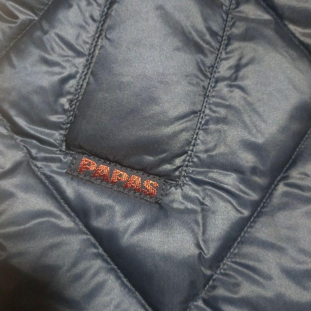 美品　PAPAS パパス　ダウンベスト　キルティング　ゴルフ　ダウン　フェザー