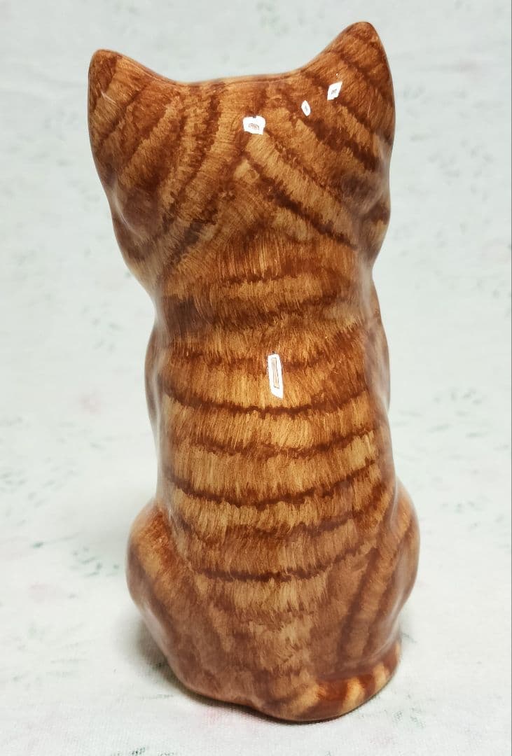 ◇英国製 ヴィンテージ 猫のオブジェ 陶器製
