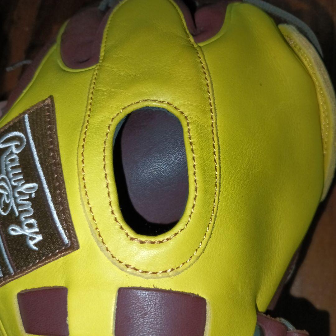 本日限定価格 ローリングス 軟式グラブ 外野手用 HOH MLB 小指2本入れ