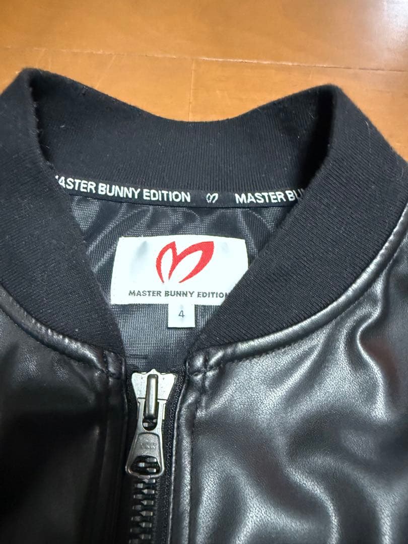 MASTER BUNNY EDITION 超美品　革ジャン黒サイズ4