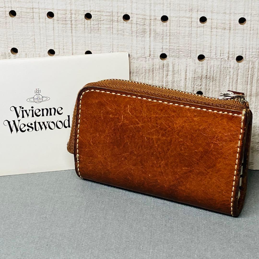 ★希少★【Vivienne Westwood】4連キーケース＆小銭入れ 型押し