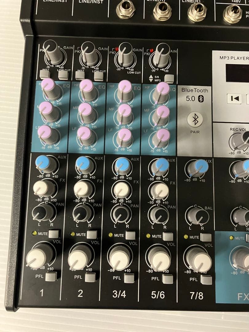 美品元箱入りDepusheng MX8 アナログミキサーエフェクト付きです。