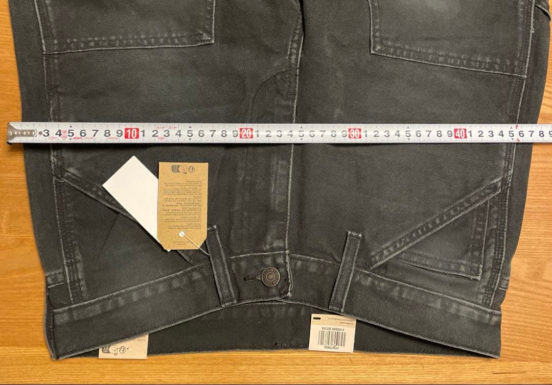unisex Levi's 568 ルーズストレート ダブルニーブラック　W28