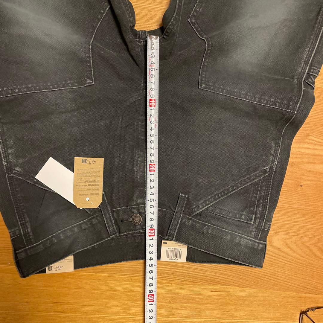 unisex Levi's 568 ルーズストレート ダブルニーブラック　W28
