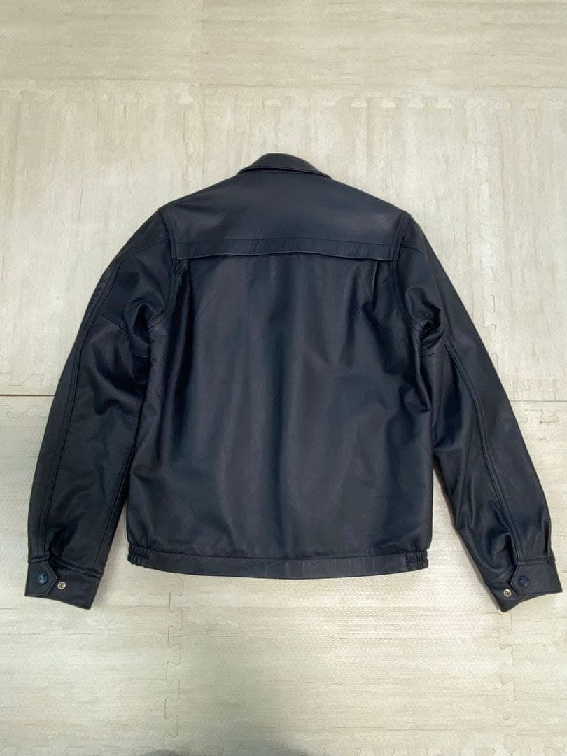 KADOYA レザージャケット　ネイビー　Lサイズ　t.y
