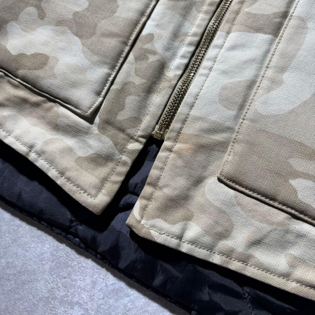 ジャケット・アウター 00s carhartt camouflage duck vest y2k