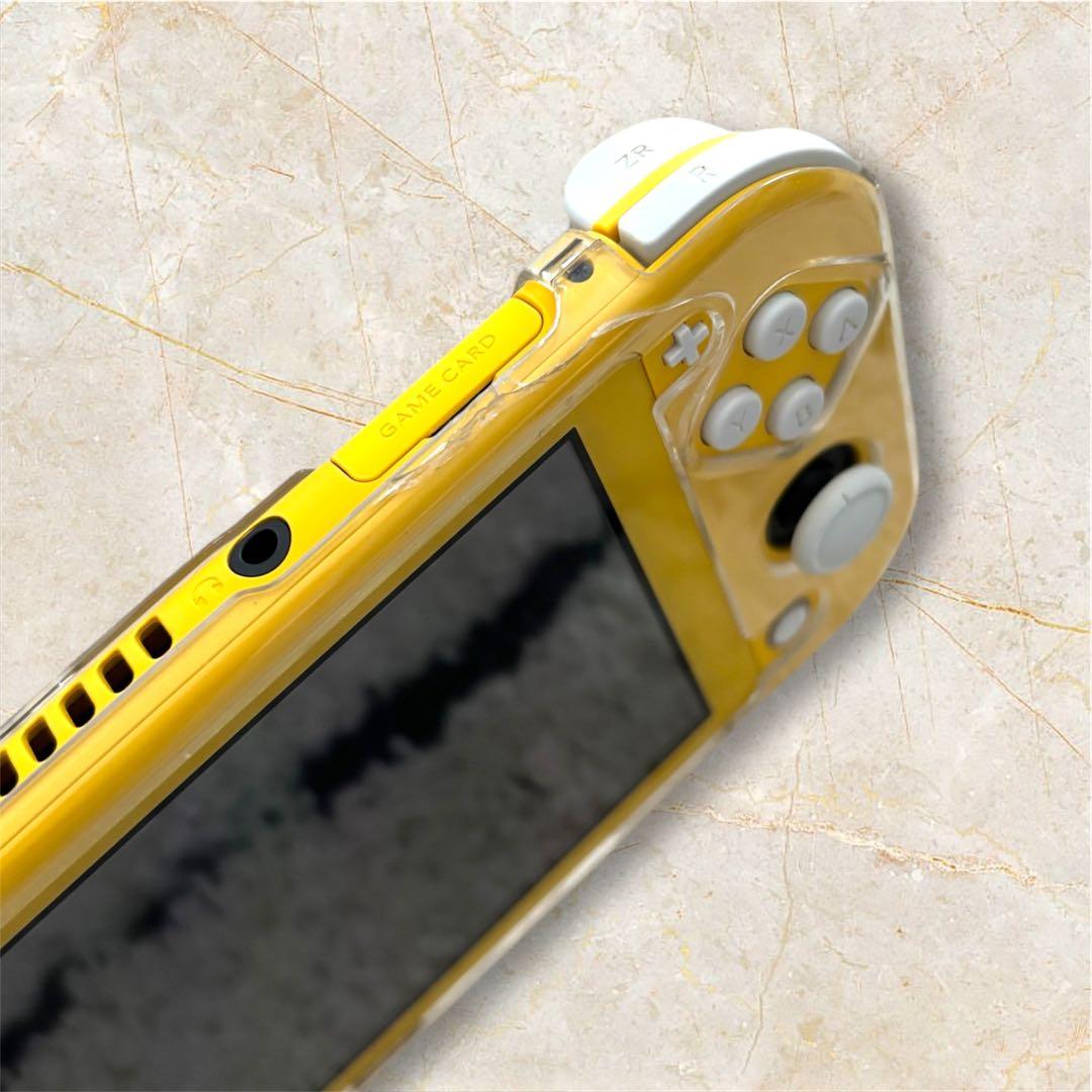 【suzu】　SwitchLite本体　イエロー　充電器 ケース付き