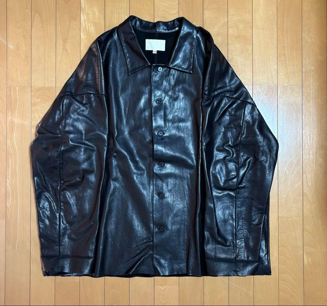 ジャケット・アウター yoko sakamoto LEATHER SHIRT JACKET