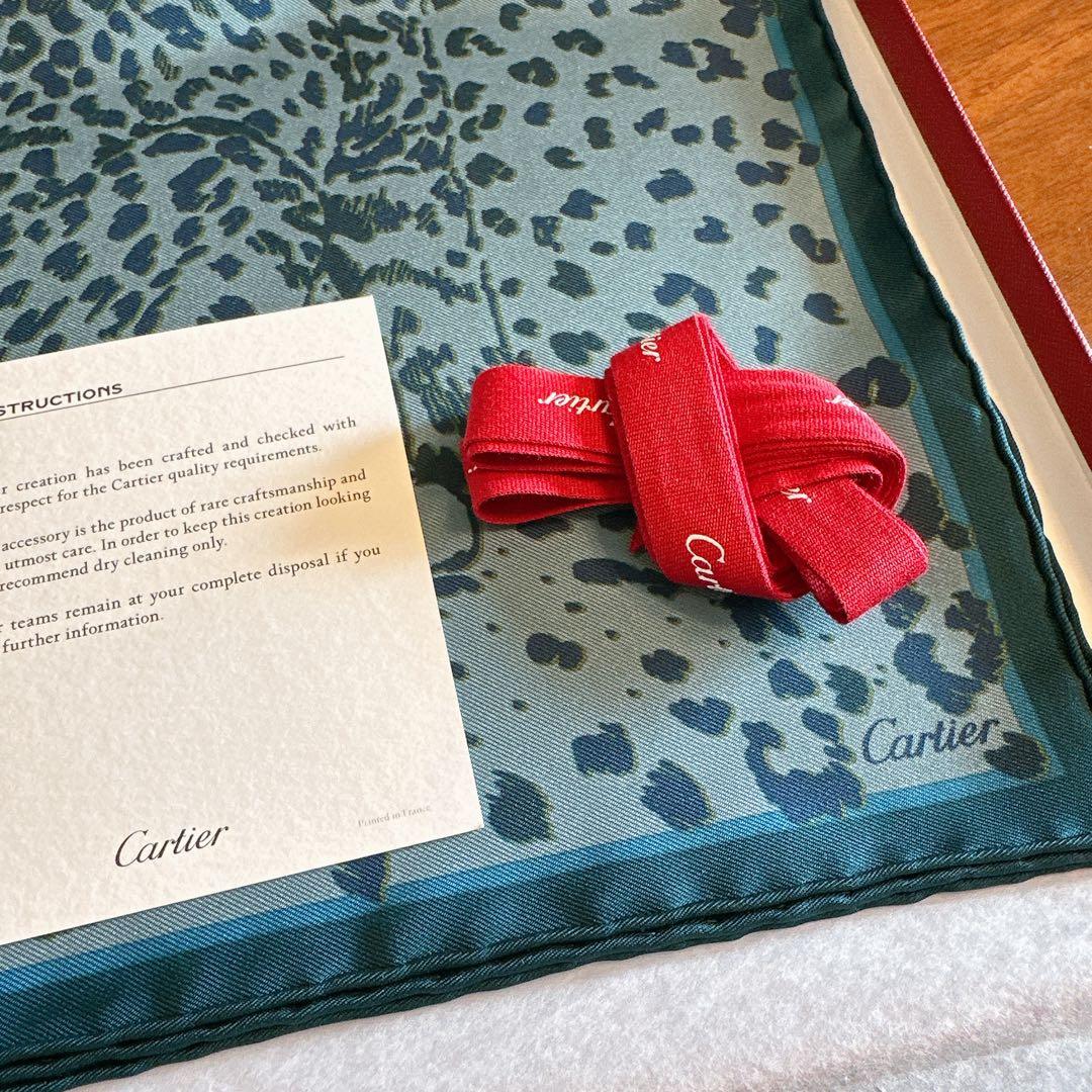 【Cartier】カルティエ　スカーフ