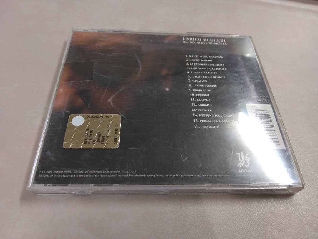 Enrico Ruggeri – Gli Occhi Del Musicista