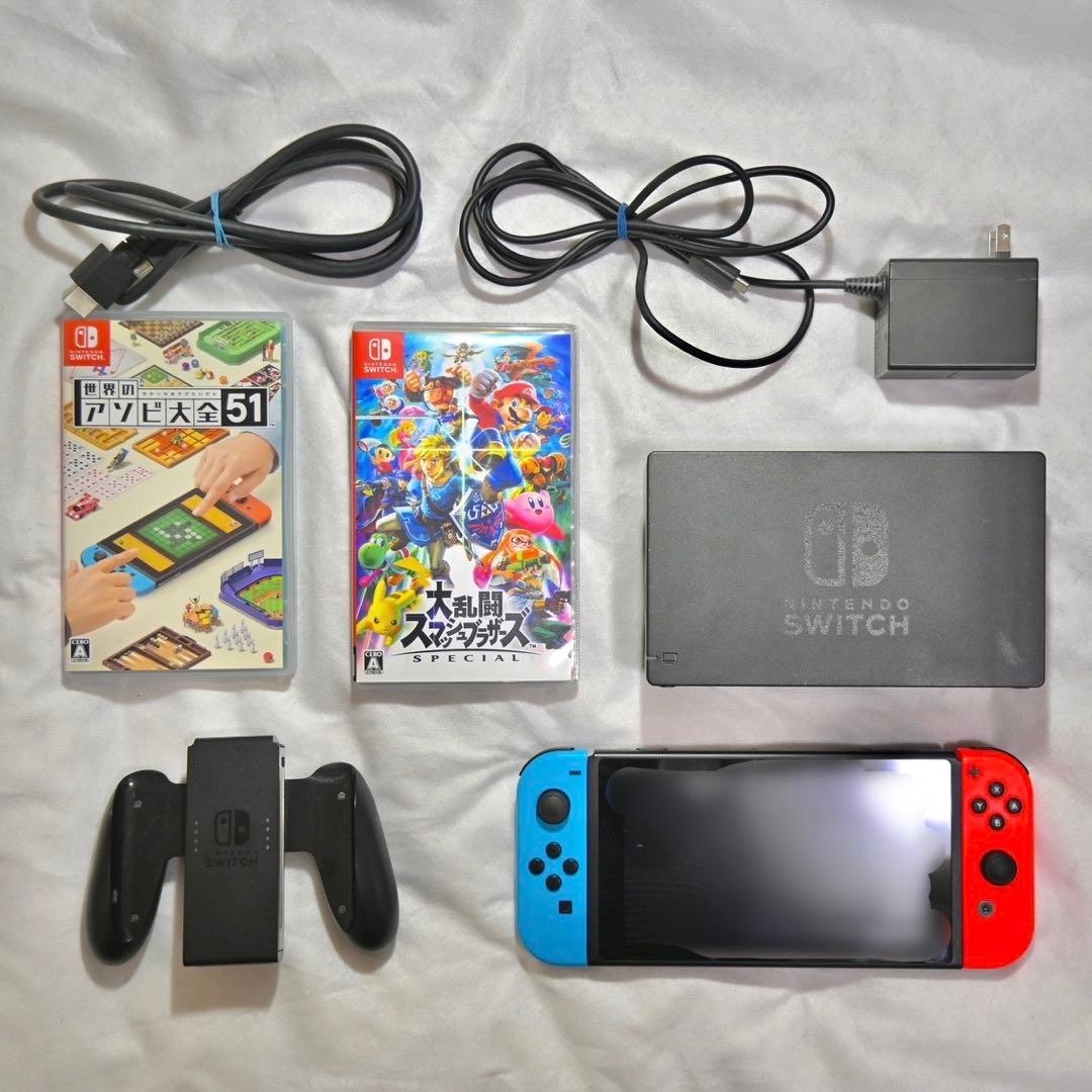 Nintendo Switch ニンテンドースイッチ本体 箱無し ＋ ソフト