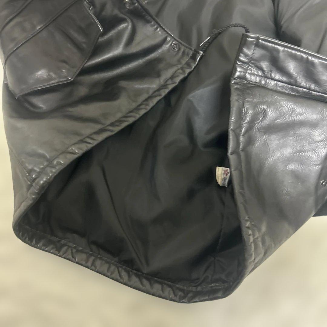 希少美品　40サイズ　Schott レザー M-65 フィールドジャケット 黒