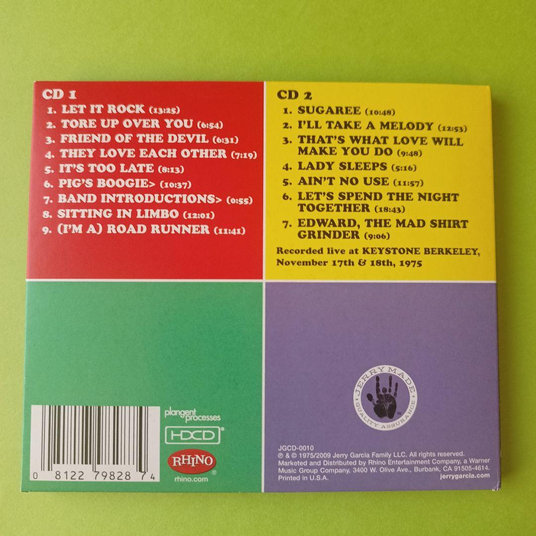 洋楽 LET IT ROCK JERRY GARCIA BAND 2CD