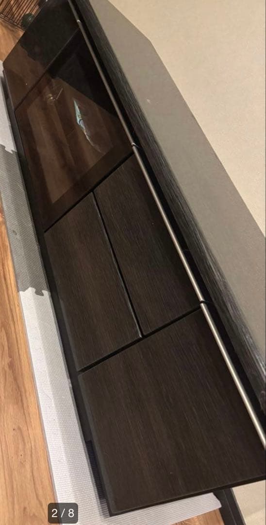 ニトリ テレビ台 ローボード ポスティア　黒テレビ台