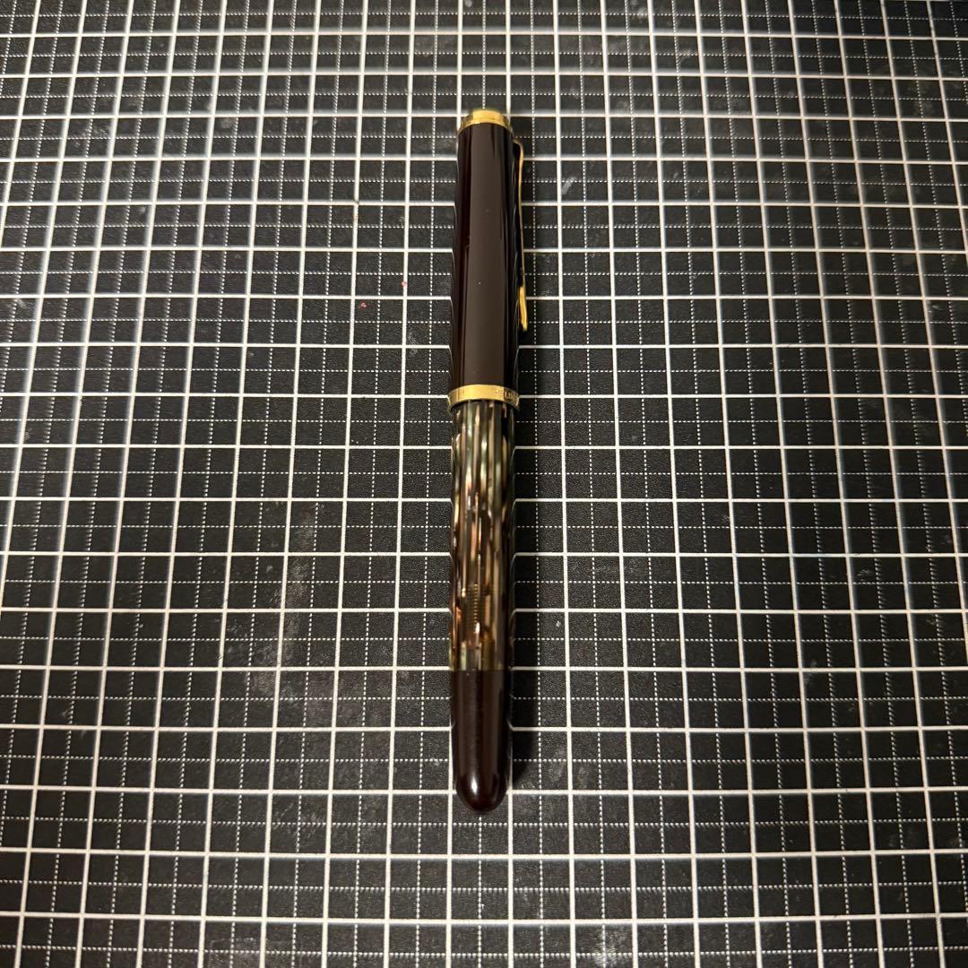 【値下げ不可】ペリカン 万年筆 ＃400NN M&K 茶縞 F