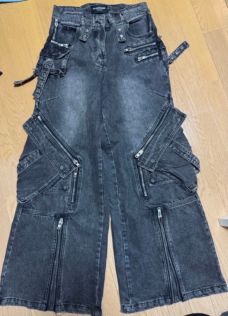 【値下げ可】NO/FAITH STUDIOS CARGO DENIM