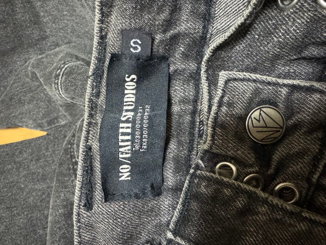 【値下げ可】NO/FAITH STUDIOS CARGO DENIM