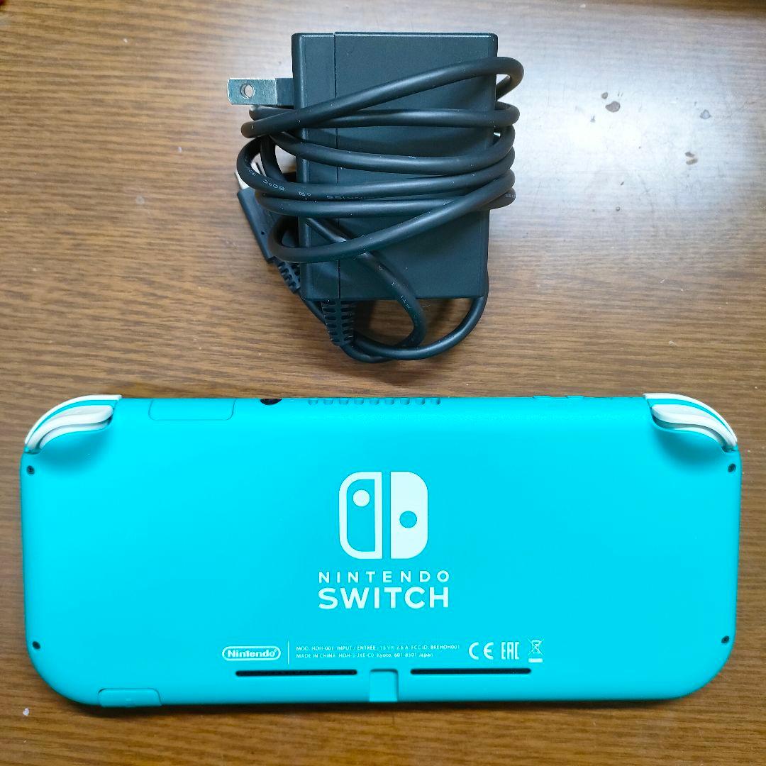 Nintendo Switch Lite 本体 ターコイズブルー 任天堂 充電器