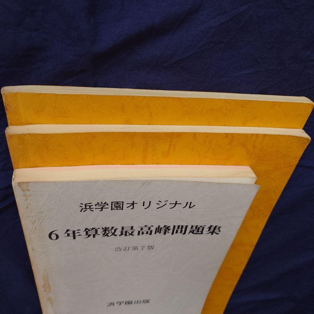 【浜学園】6年日曜特訓 算数 『方程式』改訂新版・6年算数最高峰問題集【希少品】