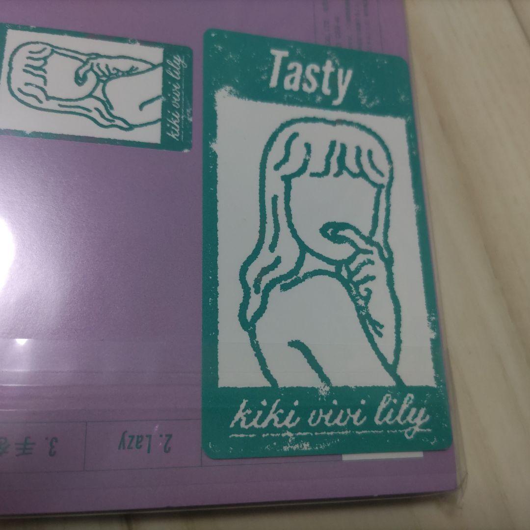 Tasty kiki vivi lily サイン入数量限定CD未開封ステッカー付