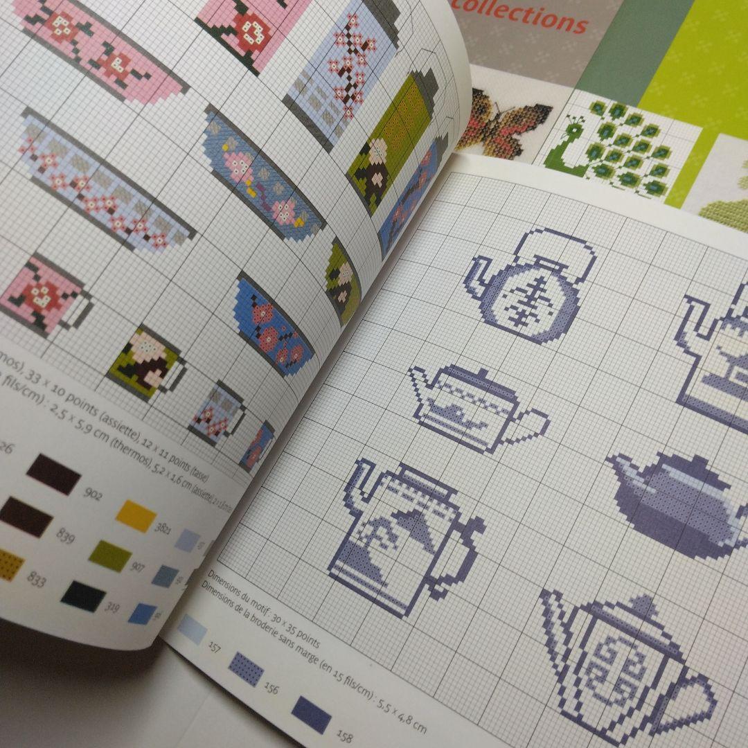 クロスステッチ洋書　三冊