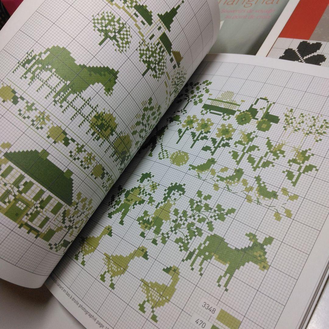 クロスステッチ洋書　三冊