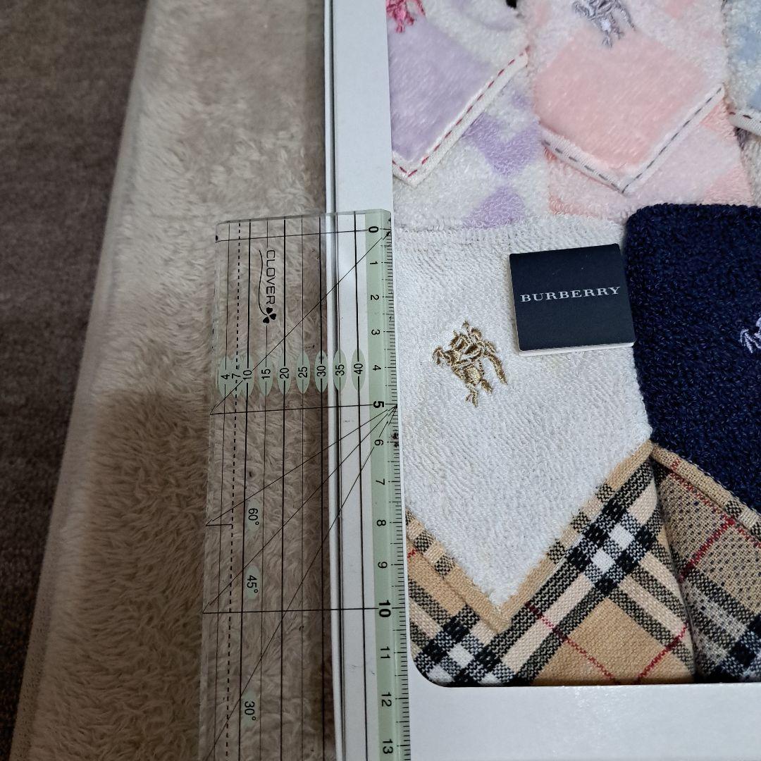 BURBERRY タオルハンカチ 5枚セット
