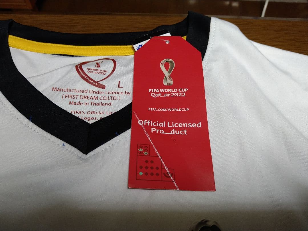 【新品】2022年 サッカー FIFAワールドカップ ドイツ代表ポロシャツL