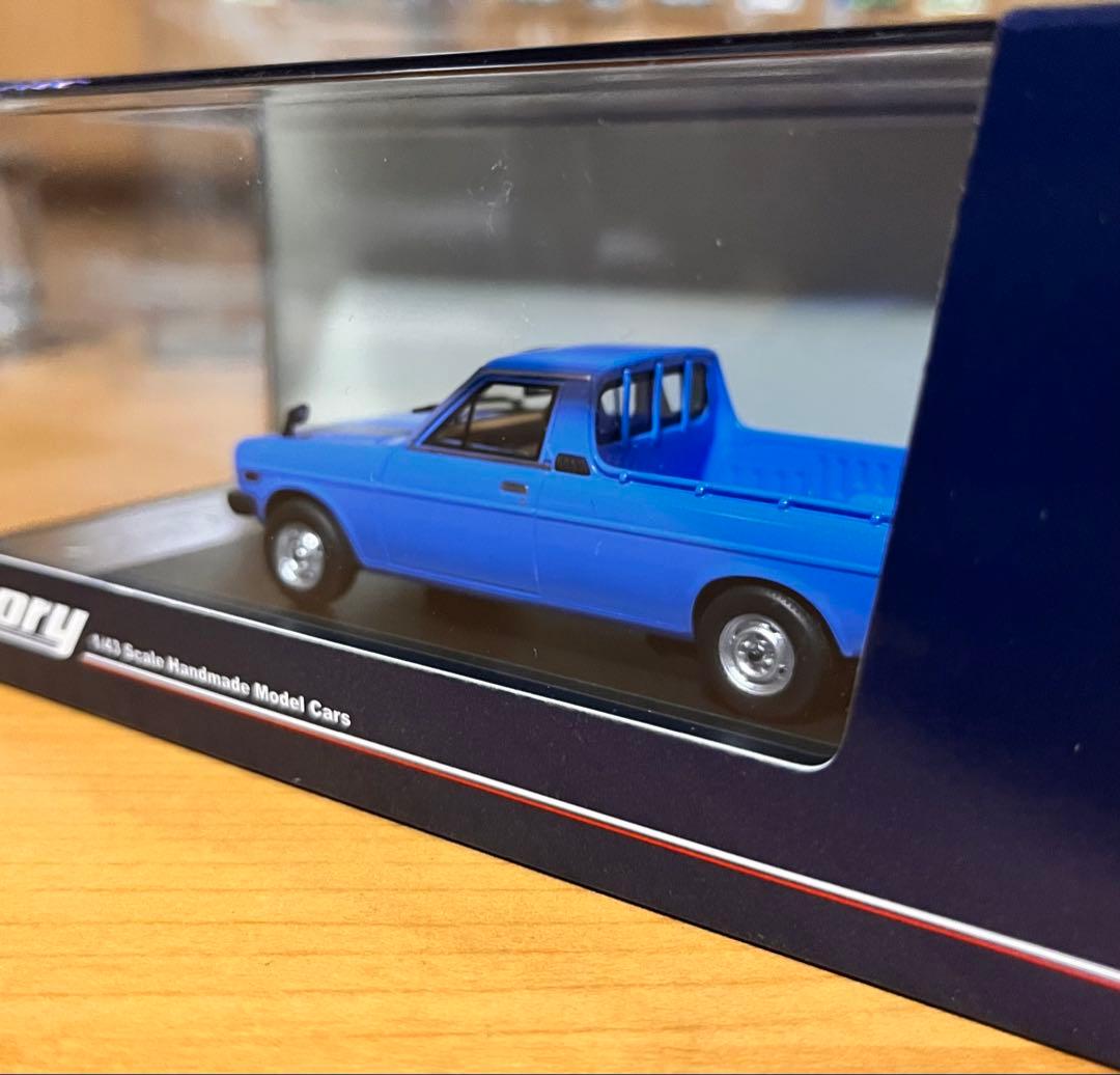 ハイストーリー 1/43 ニッサン サニー トラック ロング ブルー