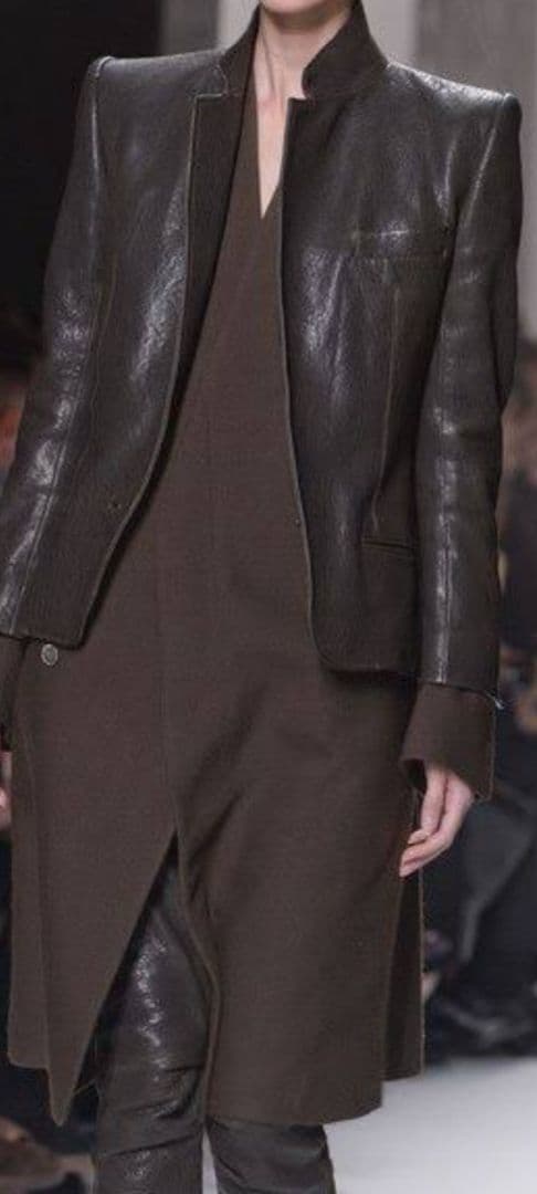 超希少 13AW Haider Ackermann レザーテーラード