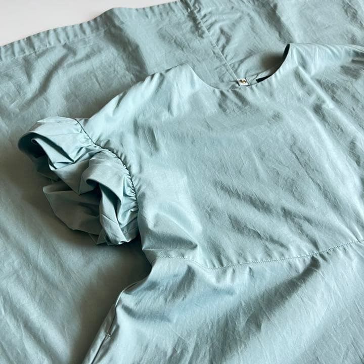 【新品】ドゥロワー　パフスリーブワンピース　36サイズ