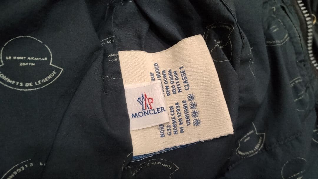 モンクレールV VISVIM ダウンベスト size:1ネイビー