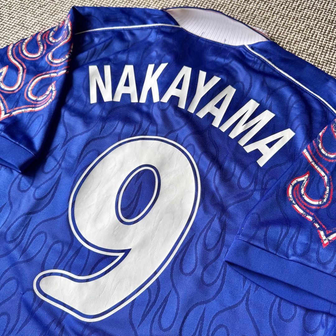 【９８W杯当時物モデル】中山雅史 ＃９ 日本代表 １９９８（H）アシックス