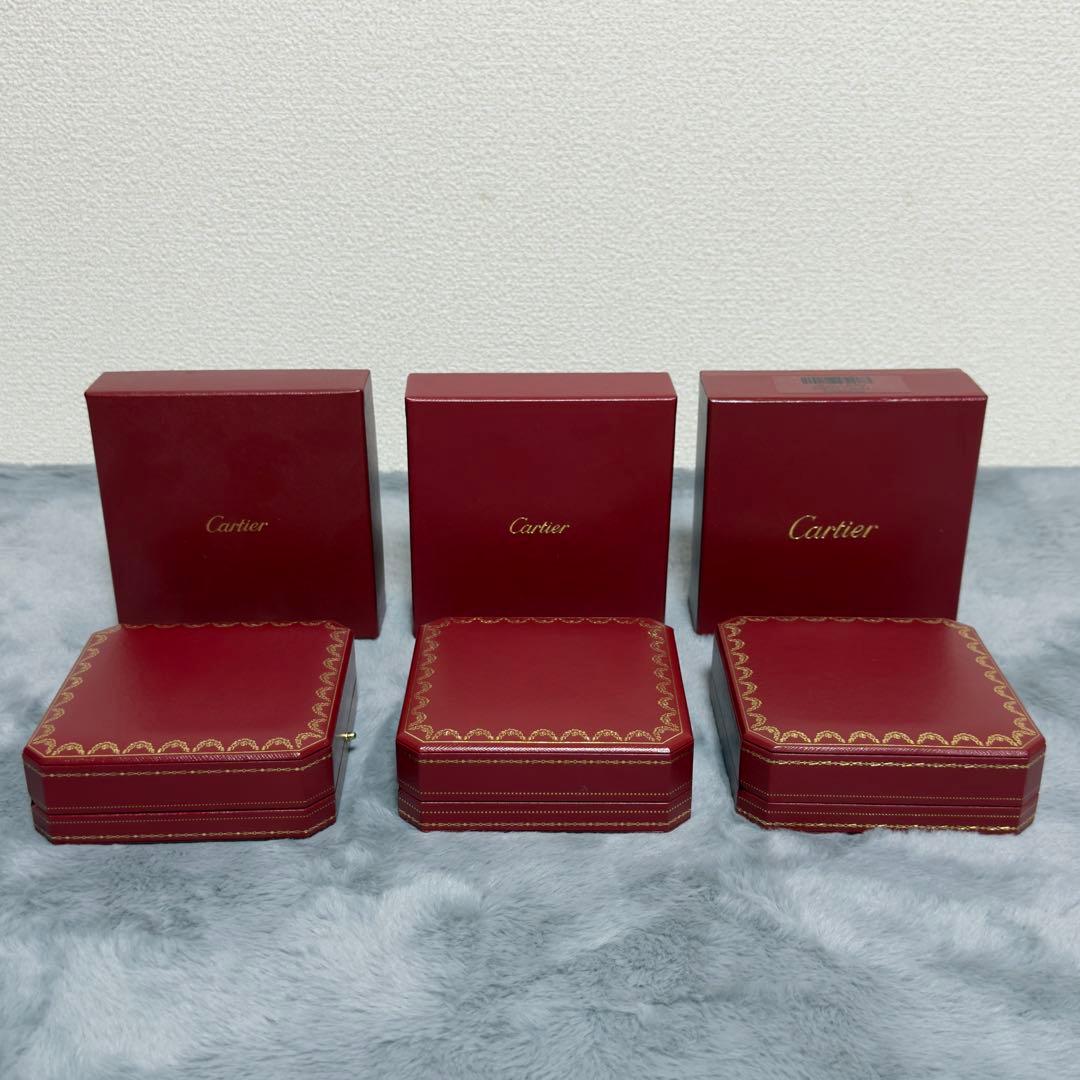 【極美品】Cartier カルティエ　ジュエリーボックス アクセサリー空箱　3個