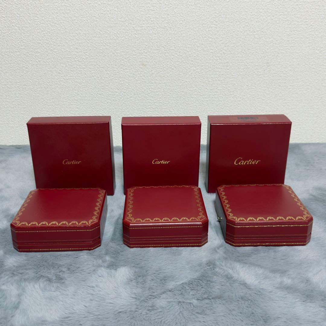 【極美品】Cartier カルティエ　ジュエリーボックス アクセサリー空箱　3個