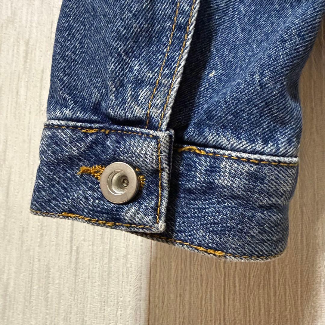 美品　DIESEL 裏ボア インディゴ デニムジャケット　L シェルパ