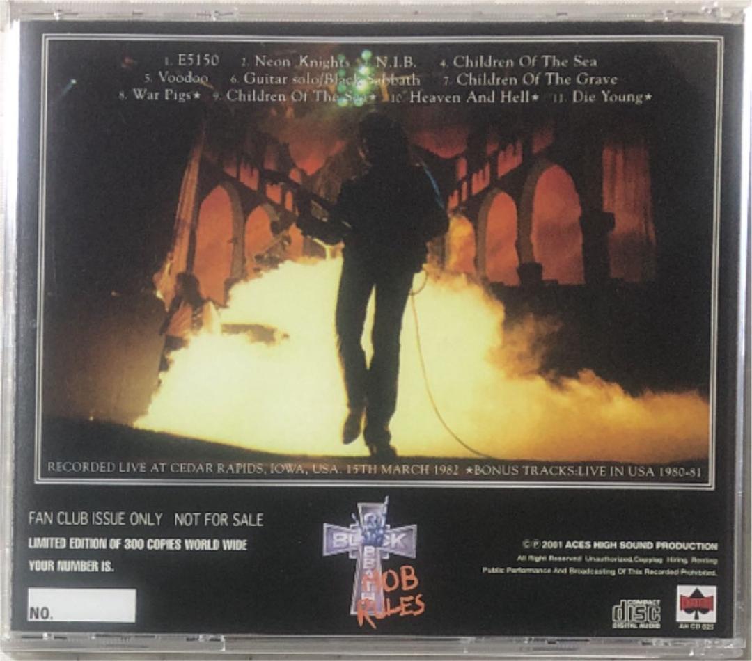 洋楽 Black Sabbath/ Evil Mob / USA 1980-1982
