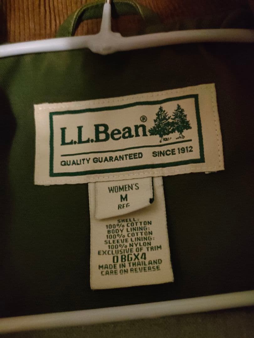 L.L.Bean ハンティングジャケット フィールドコート グリーン 90s