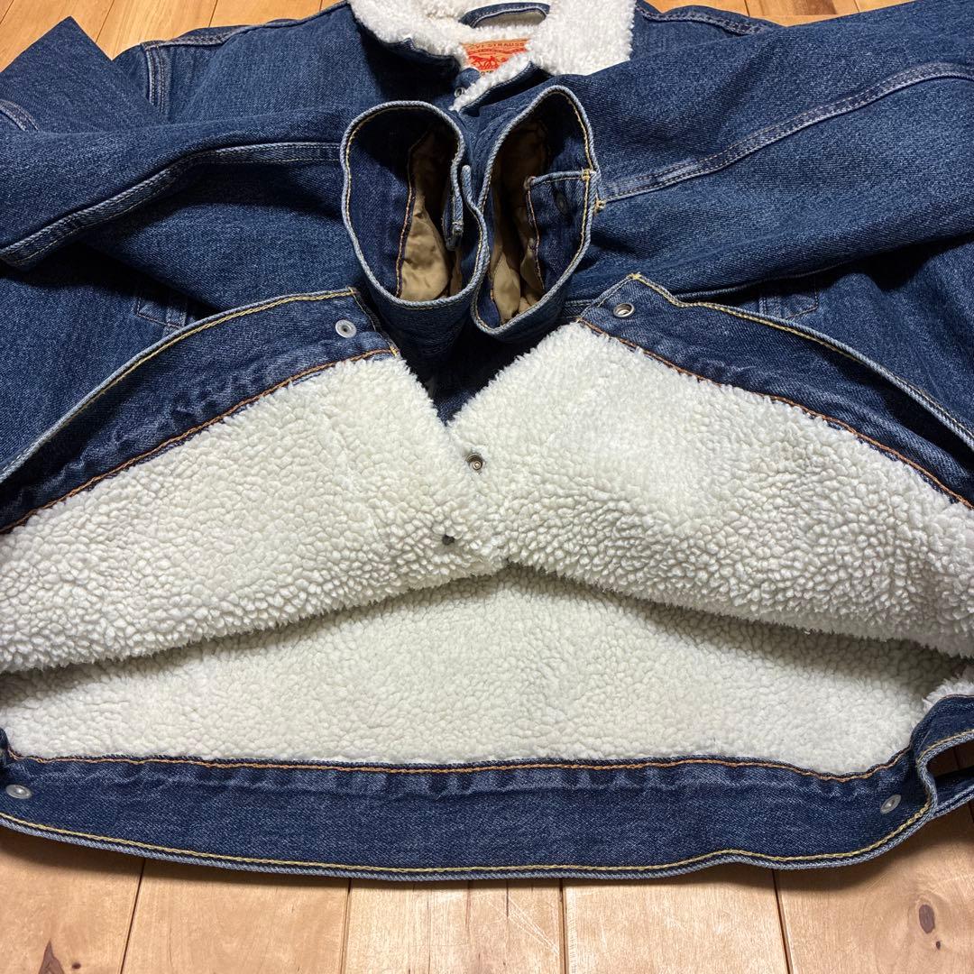 Levi's ボア襟付きデニムジャケット