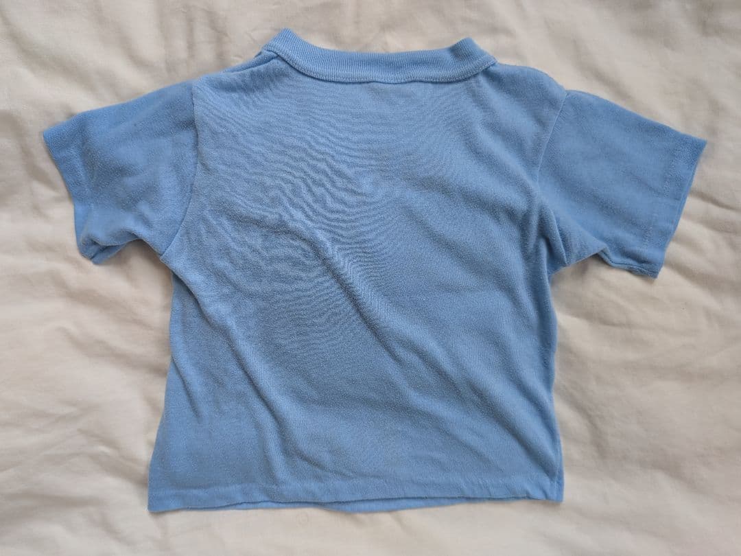 キッズ古着 vintage USA製 ALF Tシャツ 水色 1987年製