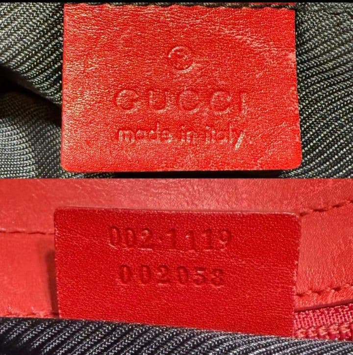 Gucci バッグ レッド ベージュ