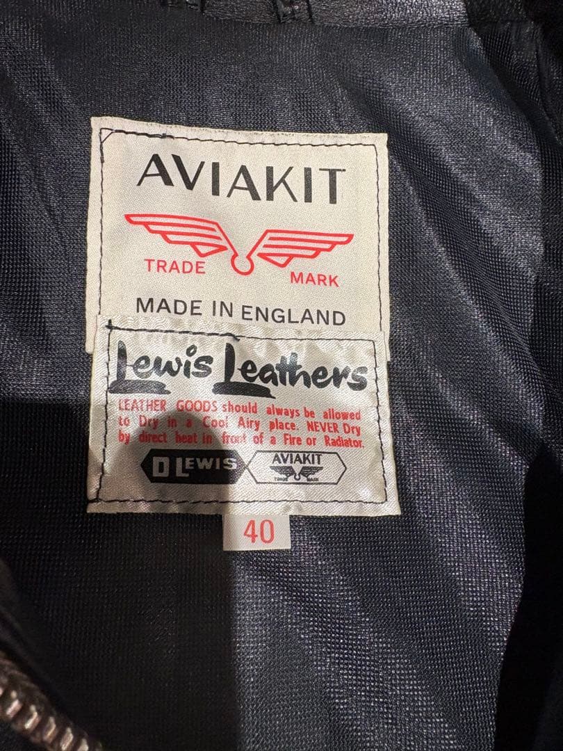 Lewis Leathers ラットランドシープ551Tドミネーターサイズ40